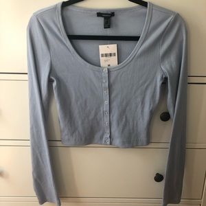 Long sleeve crop top from Forever 21 - NWT